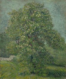 Blossoming Chestnut Tree, 1887. Creator: Gogh, Vincent, van (1853-1890).