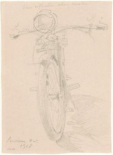 Motorcycle [recto], 1918. Creator: John Singer Sargent.