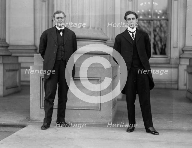 Wrisley Brown [and] Cong'man. [Charles Hedding] Rowland, between 1915 and 1919. Creator: Bain News Service.