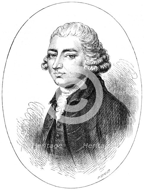 Edmund Burke, Anglo-Irish statesman, author, orator, political theorist, and philosopher, (c1880).Artist: Whymper