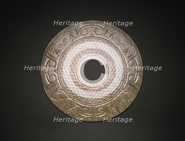 Disc (bi), Western Han dynasty, 2nd/1st century B.C. Creator: Unknown.