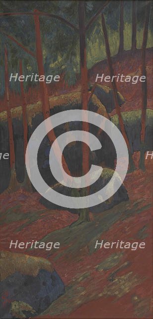 Le Bois rouge, c. 1895. Creator: Sérusier, Paul (1864-1927).