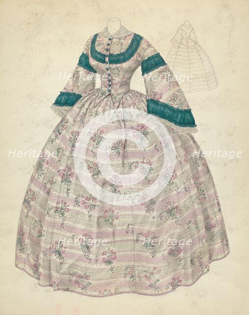 Dress, c. 1940. Creator: Melita Hofmann.