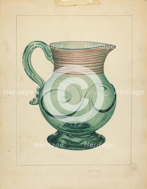 Pitcher, 1935/1942. Creator: John Fisk.