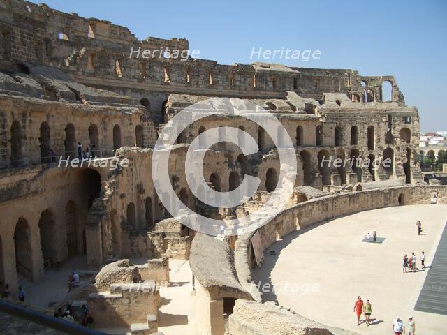 Amphitheatre of El Jem, Tunisia, 2009. Creator: Amanda Waite.