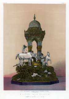 'A Silver Table Fountain', 19th century.Artist: John Burley Waring