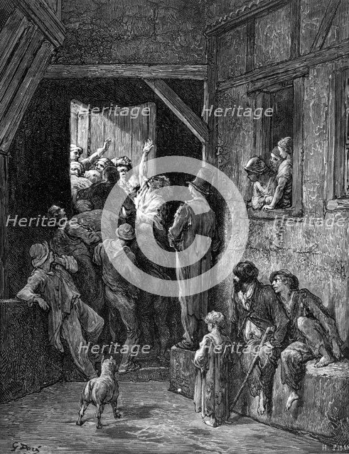 'Turn Him Out! - Ratcliff', 1872. Creator: Héliodore Joseph Pisan.