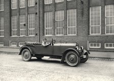 Prince Bertil as a trainee at the Thulin car factory, Landskrona, Sweden 1928. Artist: Unknown