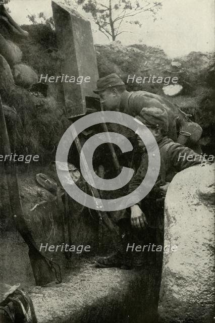 'The Periscope in the Trenches', (1919).  Creator: Unknown.