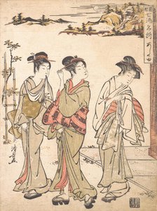 Ashinoyu Spring in Hakone, ca. 1779. Creator: Torii Kiyonaga.