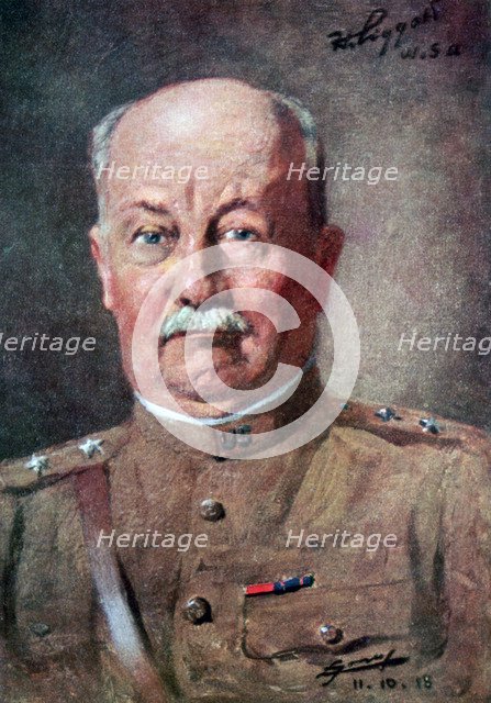 Hunter Liggett, American First World War general, (1926). Artist: Unknown