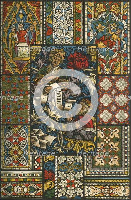 Medieval stained glass, (1898).  Creator: Unknown.