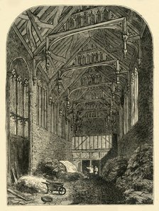 'Hall of Eltham Palace in 1835', (c1878). Creator: Unknown.