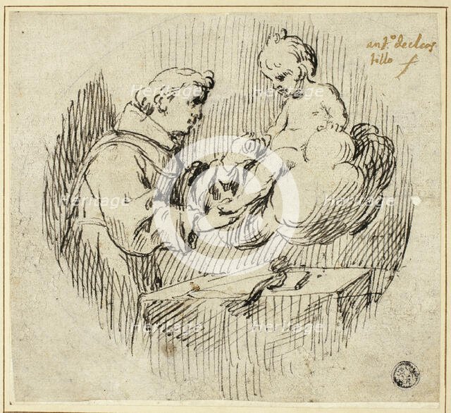 Saint Anthony of Padua with the Infant Jesus, n.d. Creator: Antonio del Castillo y Saavedra.