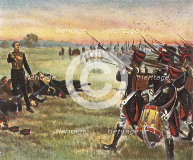 Heroic death of Schill's Eleven Officers, 16 September 1809, (1936). Creator: Unknown.