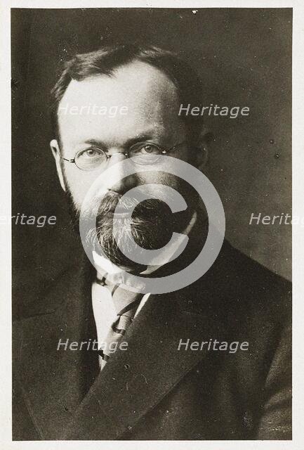 Portrait of Franz Bruno Hofmann (1869-1926), 1926. Creator: Anonymous.