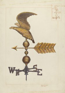 Eagle Weather Vane, c. 1938. Creator: Edward L Loper.