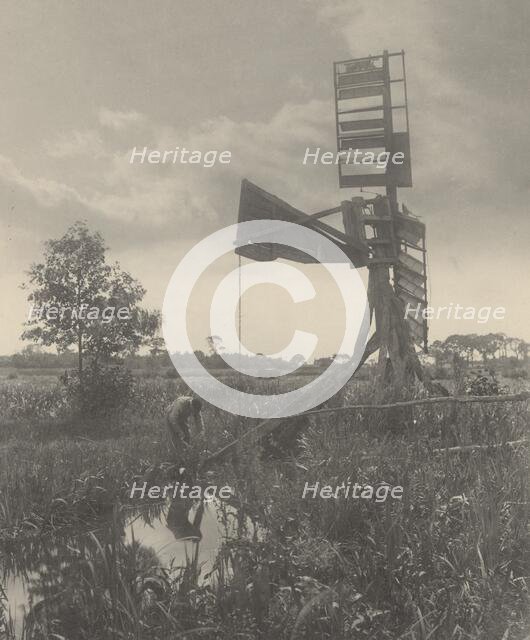 A Ruined Water-Mill, 1886. Creator: Dr Peter Henry Emerson.