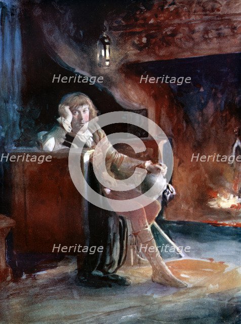 George Alexander in If I were King, c1902.Artist: Ellis & Walery