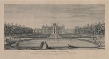 Chateau of Berny from the Gardens. Creator: Jacques Rigaud (French, 1681-1754).
