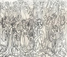 Marriage of King Louis XII of France and Mary Tudor, 16th century, (1849). Creator: Bisson & Cottard.
