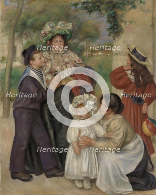 The Artist's Family (La Famille de l'artiste) , 1896. Creator: Renoir, Pierre Auguste (1841-1919).