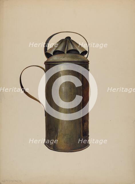 Lantern, c. 1938. Creator: Walter Hochstrasser.