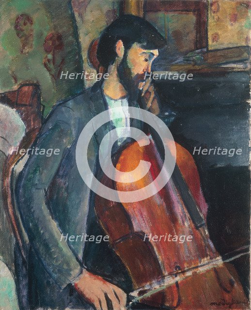 The Violoncello Player.
