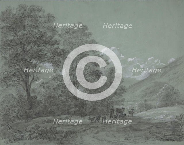 Landscape near Ruhpolding, late 18th-mid-19th century. Creator: Cantius Dillis.