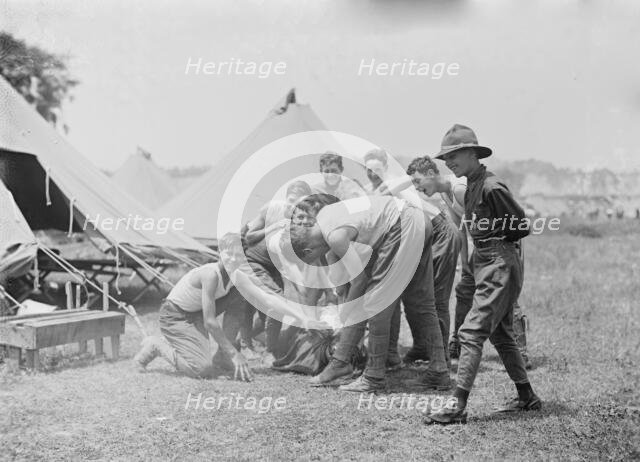 Boy Scouts - Gettysburg, 1913. Creator: Bain News Service.