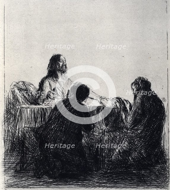 'Breaking of the Bread', 1925.Artist: Jean Louis Forain