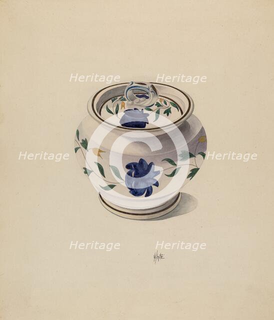 Sugar Bowl, c. 1936. Creator: Edward White.