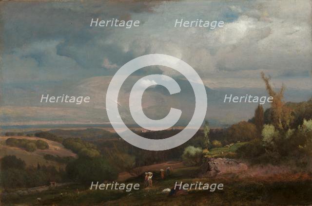 Approaching Storm from the Alban Hills, 1871. Creator: George Inness (American, 1825-1894).