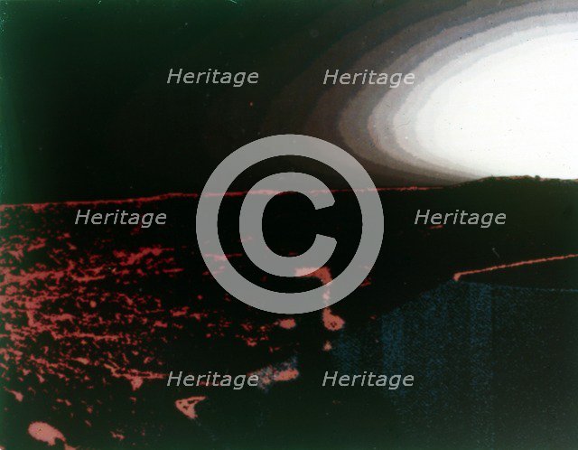 Martian sunset, Viking 1 Mission to Mars, 1976.  Creator: NASA.