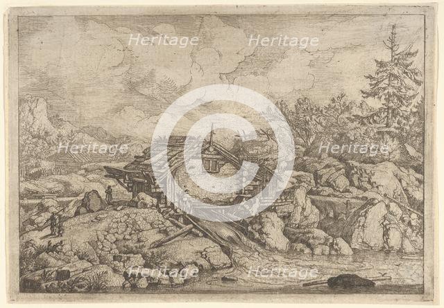 The Watermill, 17th century. Creator: Allart van Everdingen.