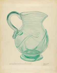 Pitcher, c. 1940. Creator: Frank Fumagalli.