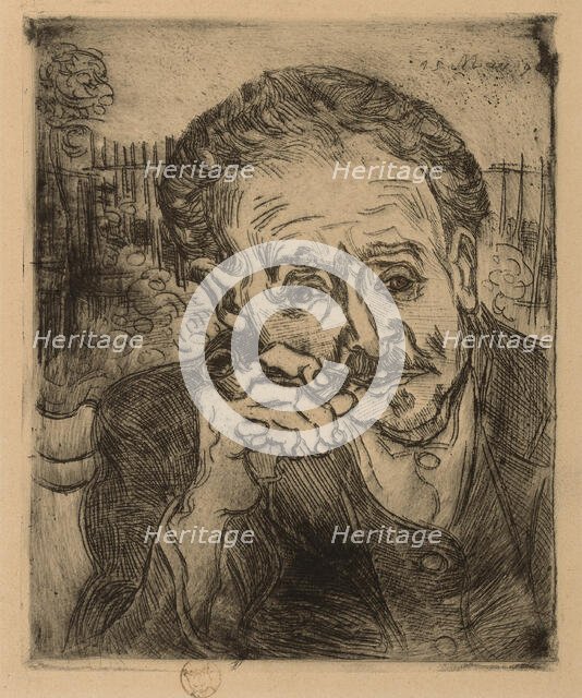 Portrait of Dr. Gachet, 1890. Creator: Vincent van Gogh.