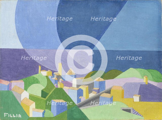 Village, 1926. Creator: Fillia, (Luigi Colombo) (1904-1936).