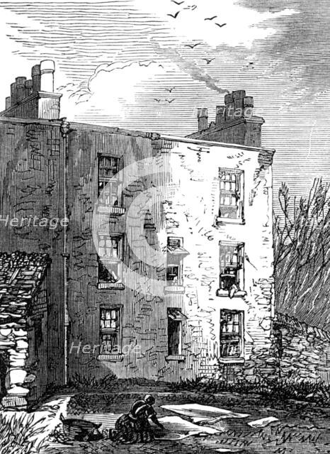 The house in which Livingstone was born, 1874. Creator: Unknown.