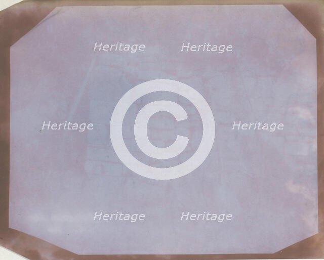 Muro a secco divoccato ad utensili campestri, 1840. Creator: William Henry Fox Talbot.