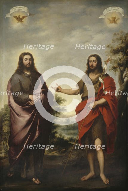 Saint John the Baptist Pointing to Christ, c. 1655. Creator: Bartolomé Esteban Murillo.