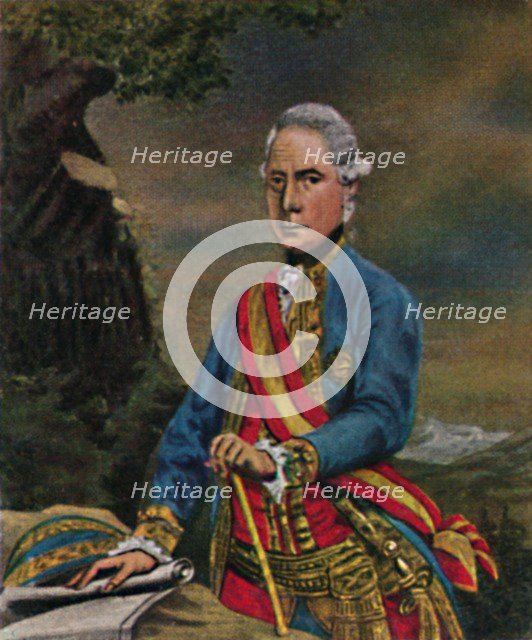 'Feldmarschall Laudon 1717-1790. - Gemälde von Steiner', 1934. Creator: Unknown.