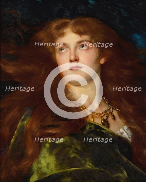 The Valkyrie, 1881. Creator: Bürck, Heinrich (1850-1906).