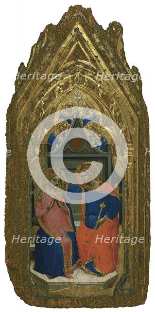 The Coronation of the Virgin with four Angels, 1380. Creator: Giambologna.