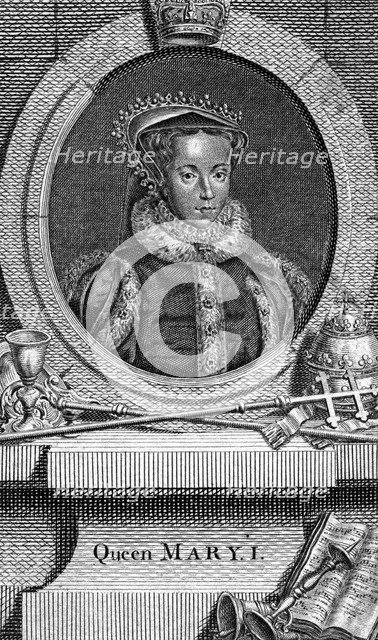Queen Mary I of England. Artist: Unknown