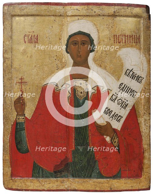 St. Paraskeve Pyatnitsa, unknown date. Creator: Unknown.