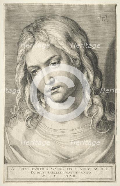Female Head. Creator: Aegidius Sadeler (Flemish, c. 1570-1629).