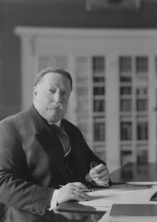 Taft, William H., President, portrait photograph, 1912 Apr. 1. Creator: Arnold Genthe.