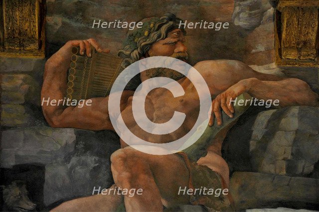 The Fall of the Giants (Sala dei Giganti), 1536. Artist: Romano, Giulio (1499-1546)