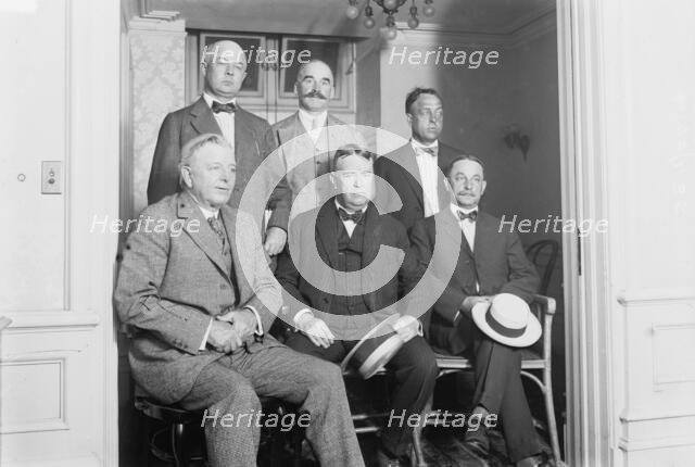 AL club presidents: Frank Navin, Detroit; Benjamin S. Minor, Washington; Frank Farrell..., 1914. Creator: Bain News Service.